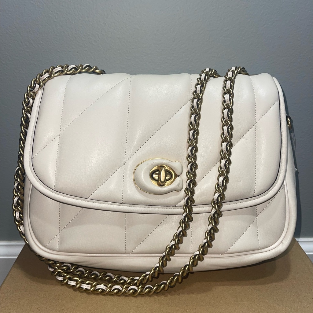 Madison Quilted Pillow Leather Shoulder Bag